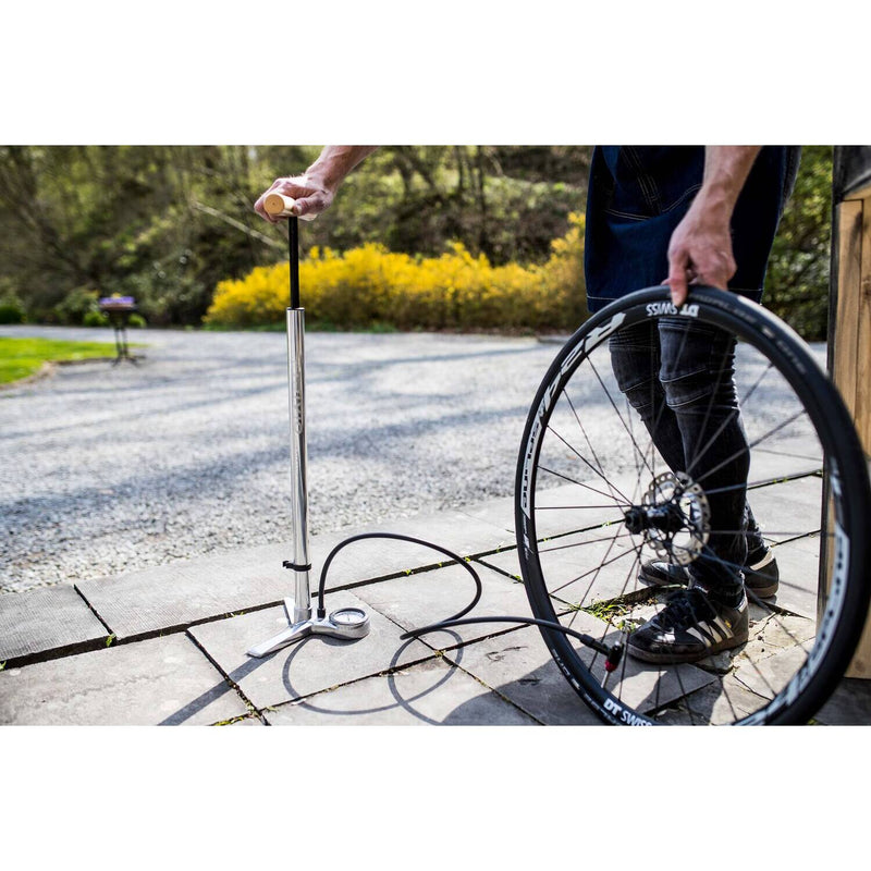 Load image into Gallery viewer, Trivio - fietspomp hurricane hogedruk 16 bar 240 psi aluminium