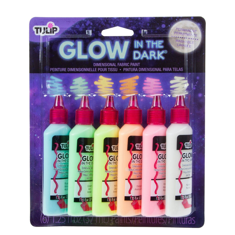 Load image into Gallery viewer, Tulip • 3d textielverf 37ml glow in the dark 6st.