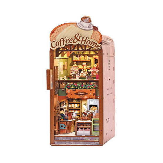 Load image into Gallery viewer, Graine creative graine 3d scene cosy coffee book nook modelbouwpakket