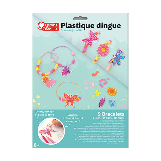 Load image into Gallery viewer, Graine creative graine krimpfolie set armbanden vlinders en bloemen
