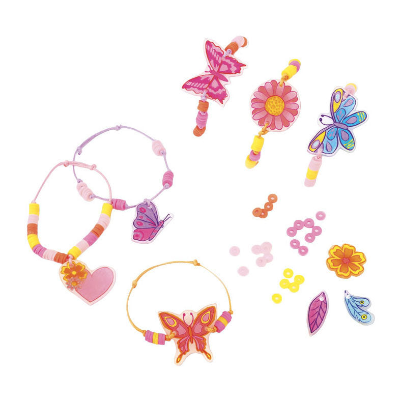 Load image into Gallery viewer, Graine creative graine krimpfolie set armbanden vlinders en bloemen