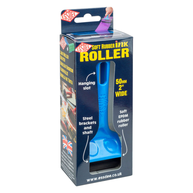 Load image into Gallery viewer, Essdee soft rubber ink roller 50mm
