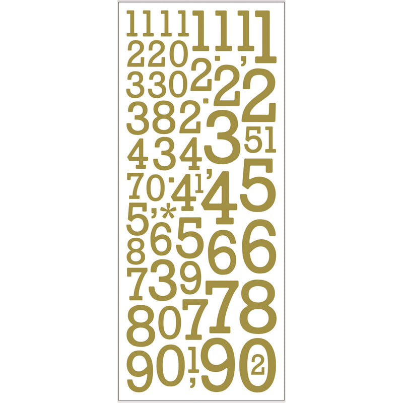 Afbeelding laden in galerijviewer, Https: www.cchobby.nl glitterstickers-cijfers-vel-10x24-cm-goud-2-vel-1-doos