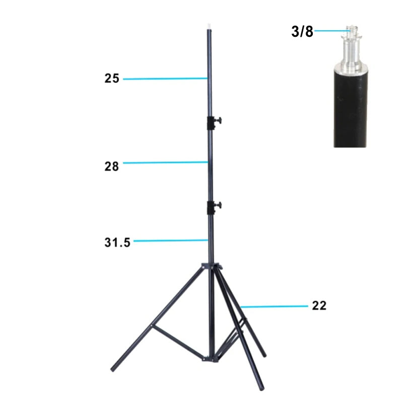 Load image into Gallery viewer, Falcon eyes lampstatief i-2601 92-260 cm