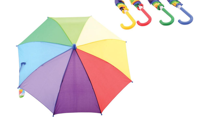 Load image into Gallery viewer, Johntoy regenboog paraplu, ø 68 cm