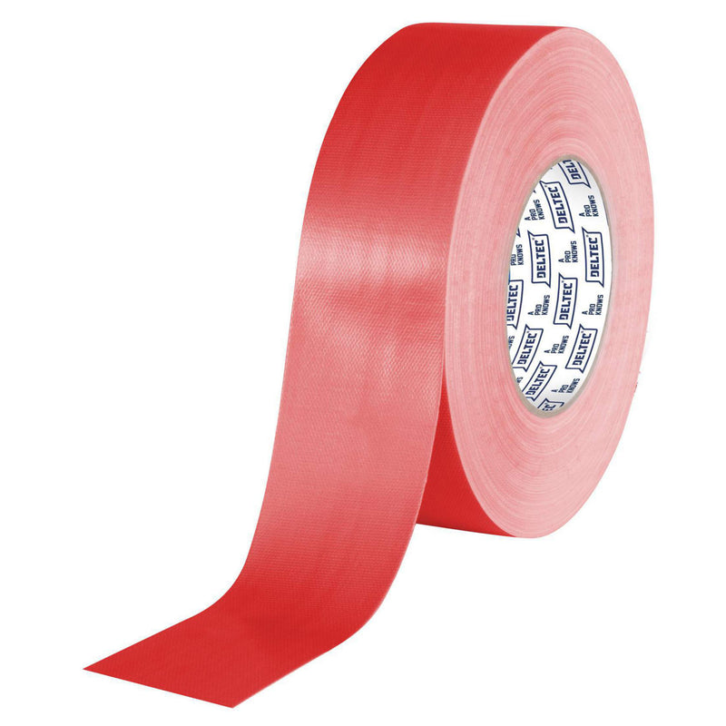 Load image into Gallery viewer, Deltec gaffer tape pro rood 50 mm x 50 m