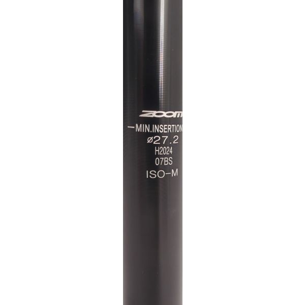 Load image into Gallery viewer, zadelpen vast 27.2 x 350 mm aluminium zilver