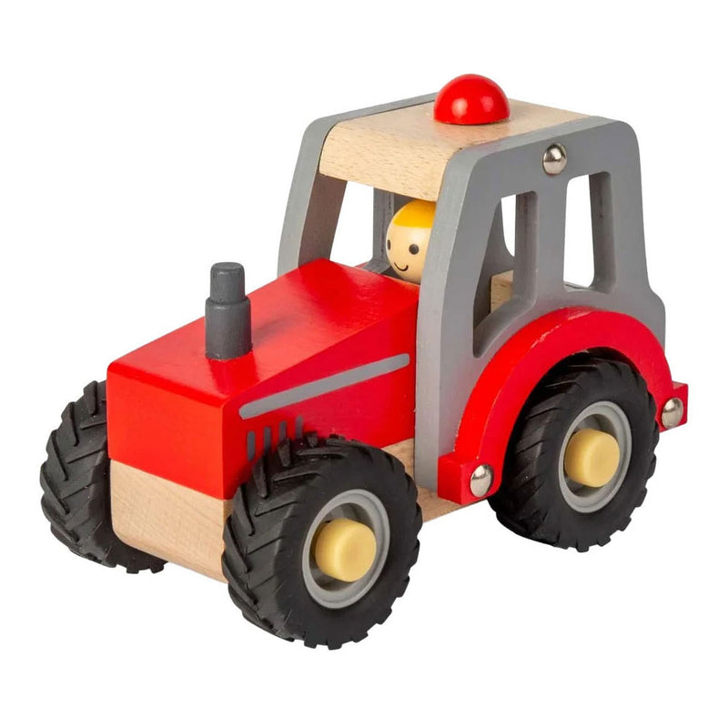 Load image into Gallery viewer, Bigjigs houten rode tractor