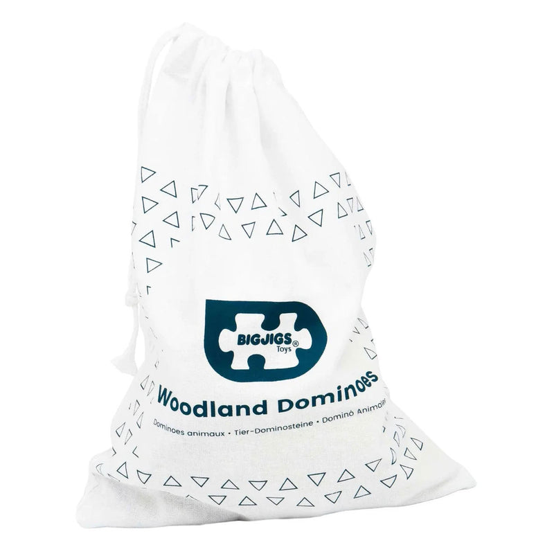 Load image into Gallery viewer, Bigjigs houten domino wilde dieren