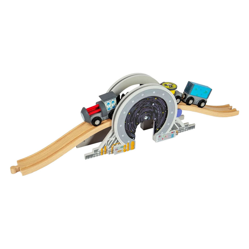 Load image into Gallery viewer, Bigjigs houten rails - ruimtebrug