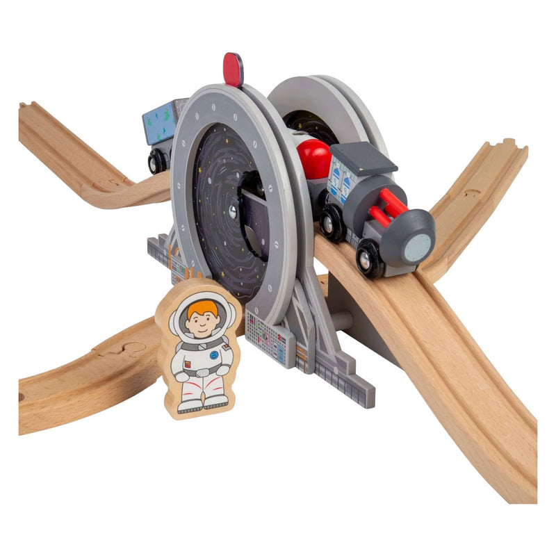 Load image into Gallery viewer, Bigjigs houten rails - ruimtebrug