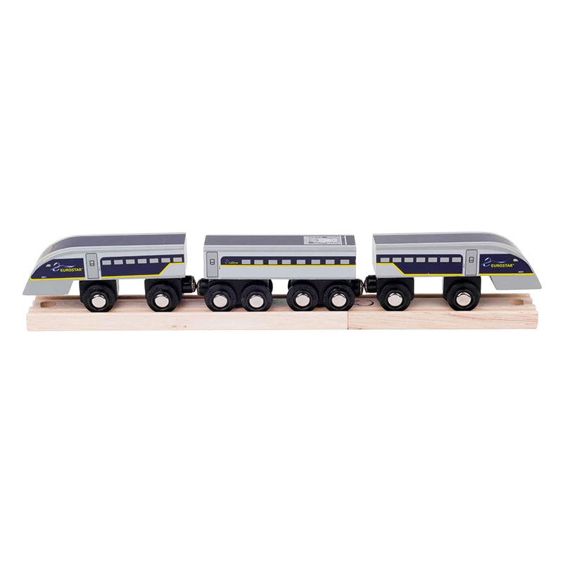 Load image into Gallery viewer, Bigjigs houten trein eurostar e320 - 5dlg.