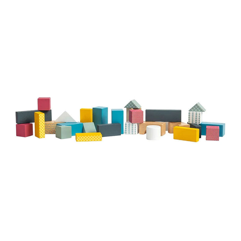 Load image into Gallery viewer, Bigjigs houten blokkenwagen - 29dlg.