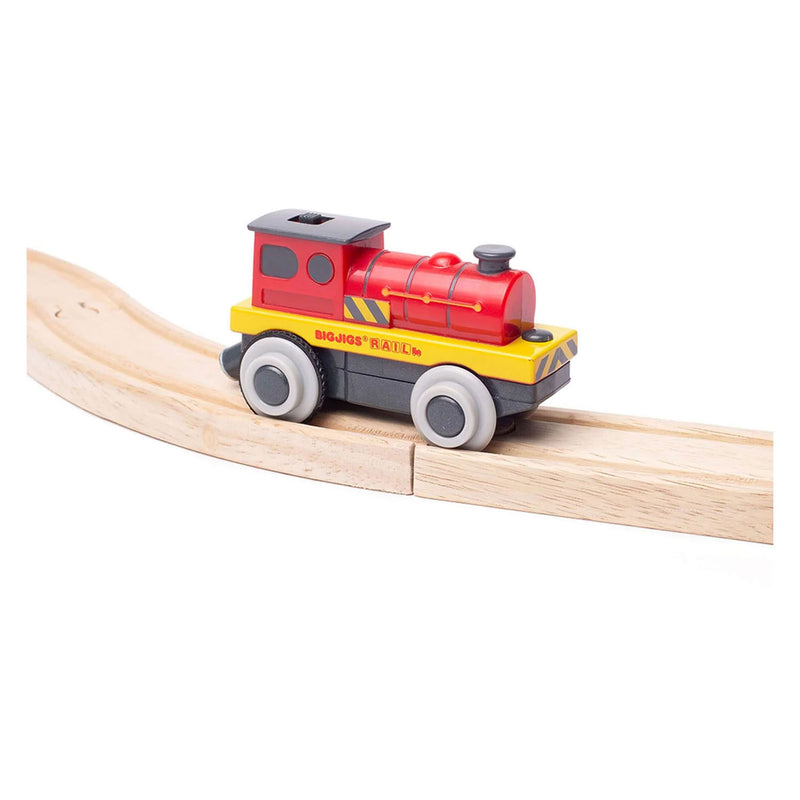Load image into Gallery viewer, Bigjigs grote rode locomotief