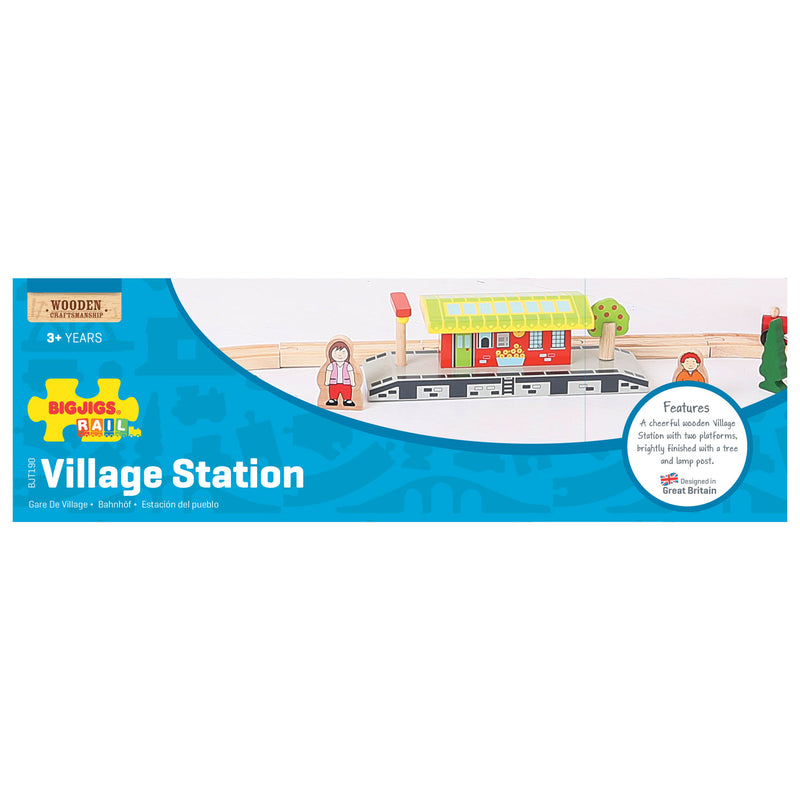Load image into Gallery viewer, Bigjigs houten rails - dorpsstation