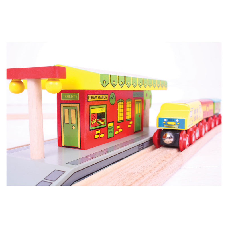 Load image into Gallery viewer, Bigjigs houten rails - dorpsstation
