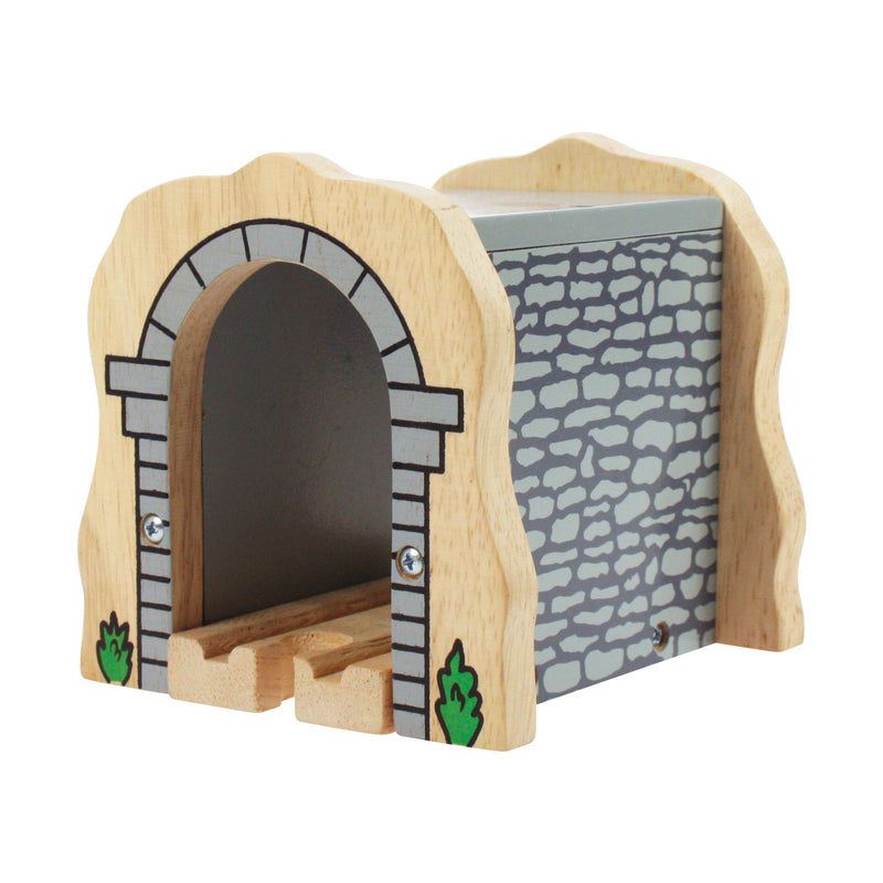 Load image into Gallery viewer, Bigjigs houten rails - grijze tunnel
