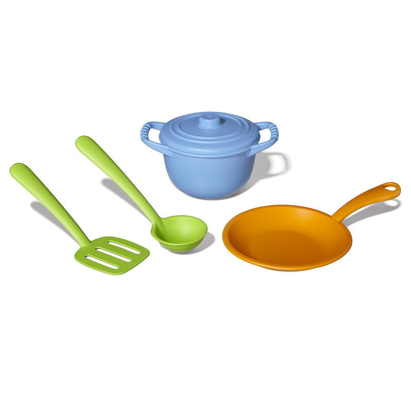Load image into Gallery viewer, Green toys pannenset