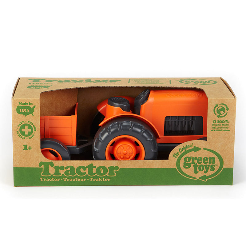 Load image into Gallery viewer, Green toys speelgoed speelgoed tractor met aanhangwagen - green toys
