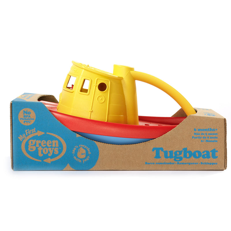Afbeelding laden in galerijviewer, Green toys speelgoed sleepboot -