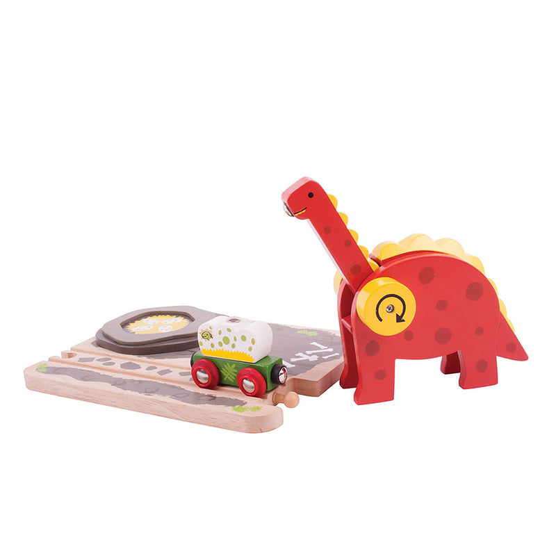 Load image into Gallery viewer, Bigjigs houten dino kraan