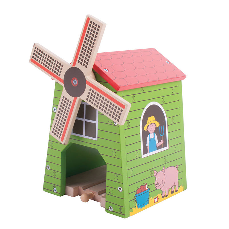 Load image into Gallery viewer, Bigjigs houten windmolen