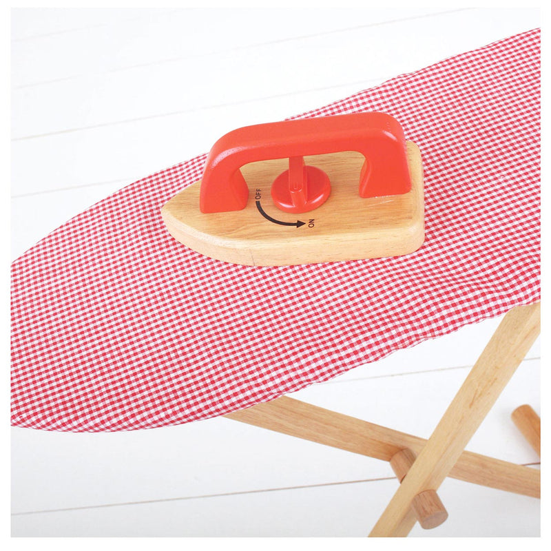 Load image into Gallery viewer, Playwood bigjigs houten strijkplank strijkijzer