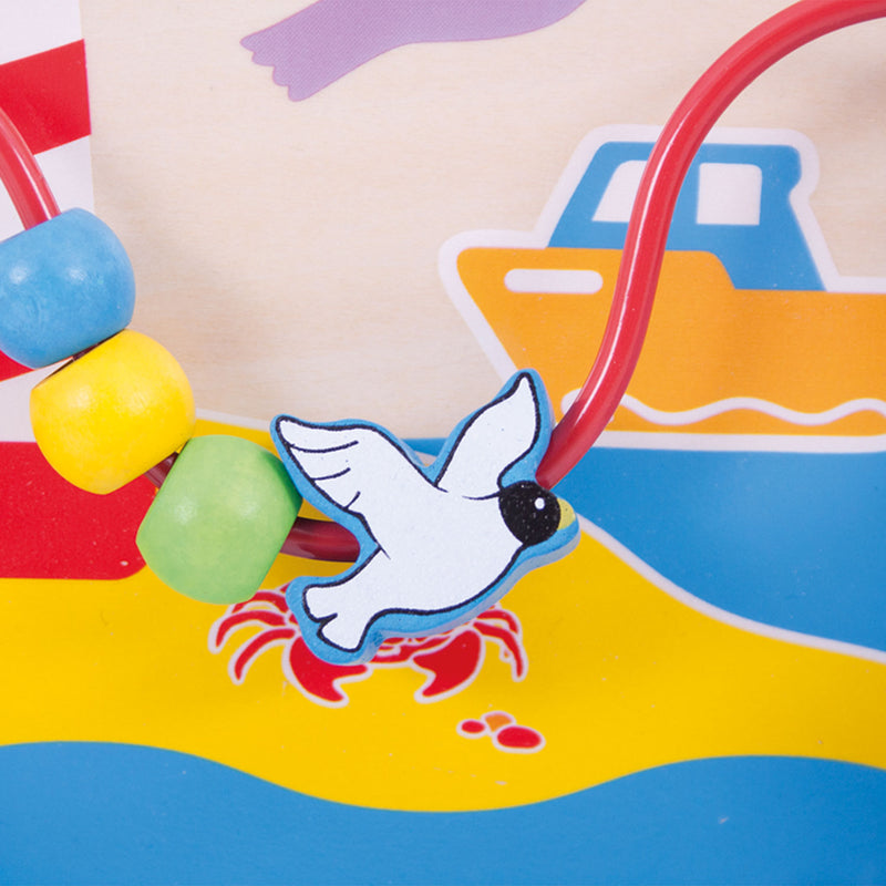 Load image into Gallery viewer, Bigjigs Houten Activiteitenbord Zee