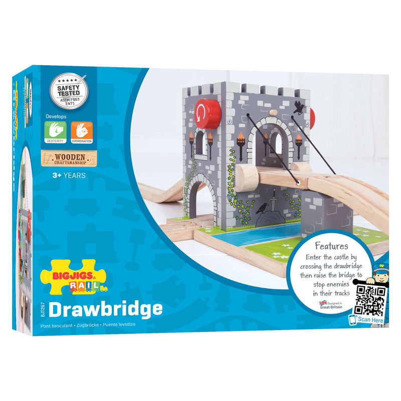 Load image into Gallery viewer, Bigjigs houten rails - ophaalbrug