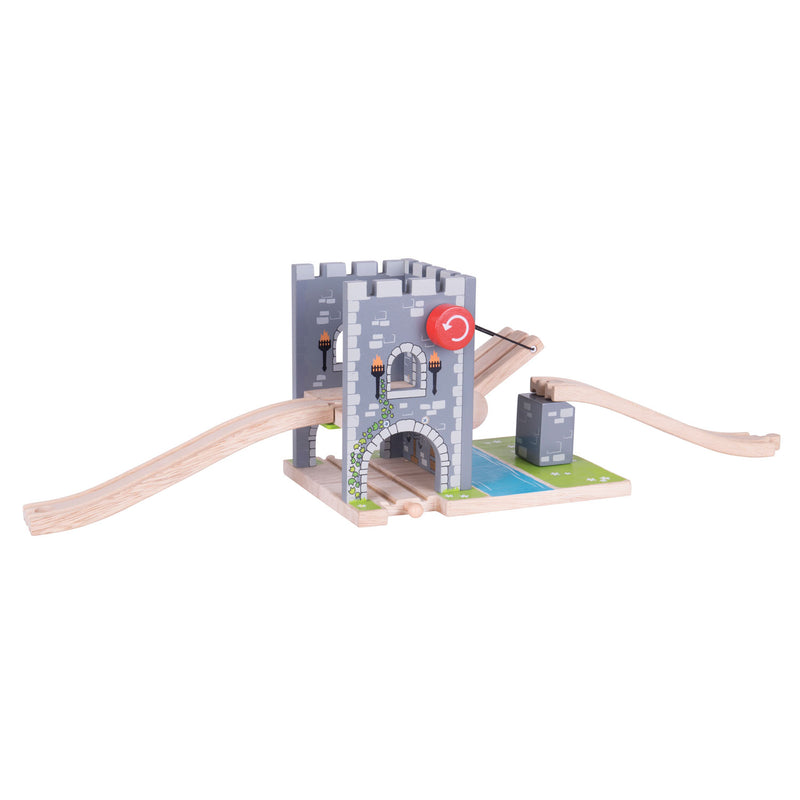 Load image into Gallery viewer, Bigjigs houten rails - ophaalbrug