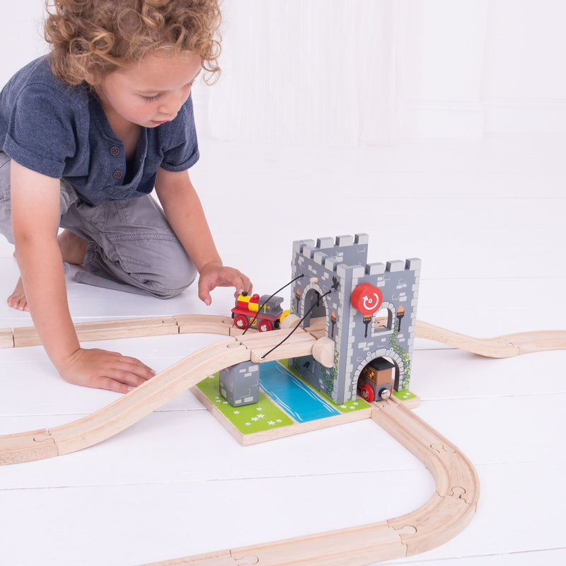 Load image into Gallery viewer, Bigjigs houten rails - ophaalbrug
