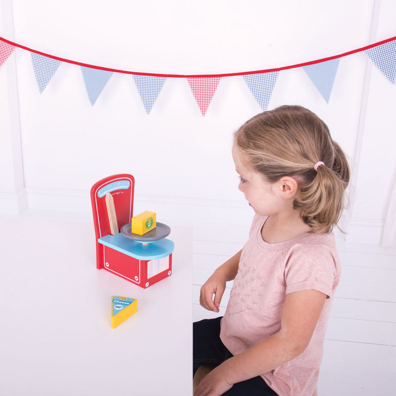 Load image into Gallery viewer, Bigjigs toys bigjigs houten weegschaal