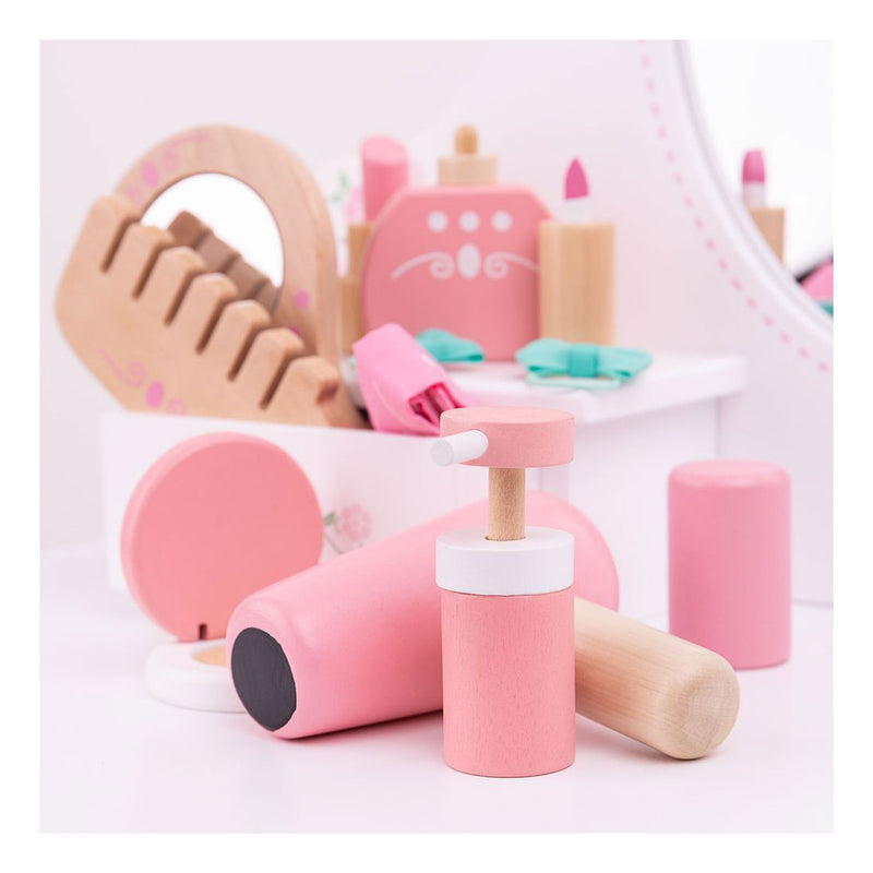 Load image into Gallery viewer, Bigjigs houten beauty case, 11dlg.