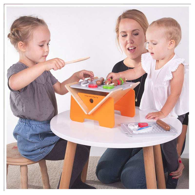 Load image into Gallery viewer, Bigjigs Houten Barbecue met Accessoires, 10dlg.