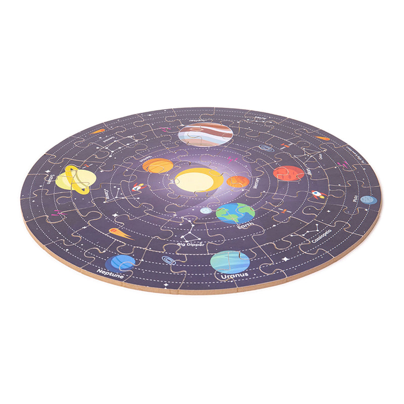 Load image into Gallery viewer, Bigjigs vloerpuzzel zonnestelsel rond, 39cm