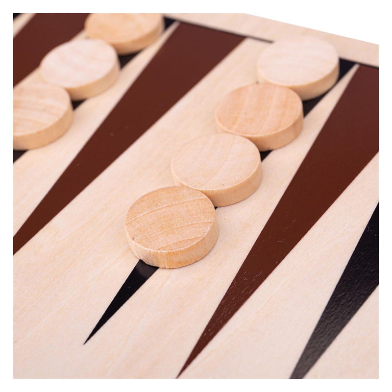 Load image into Gallery viewer, Bigjigs backgammon houten bordspel