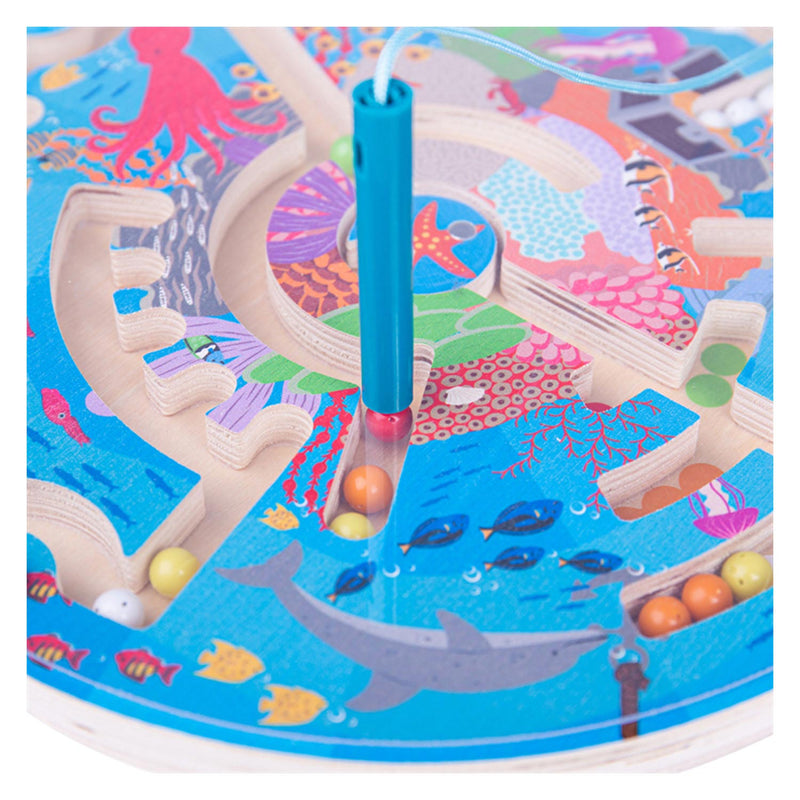 Load image into Gallery viewer, Bigjigs magnetische doolhof spel - onderwaterwereld