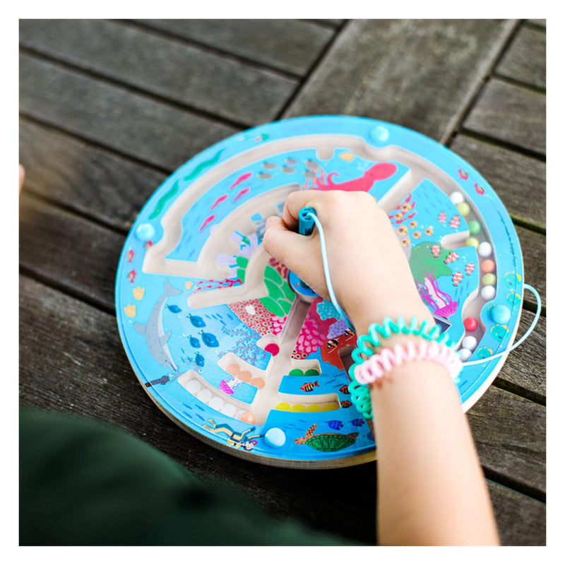 Load image into Gallery viewer, Bigjigs magnetische doolhof spel - onderwaterwereld