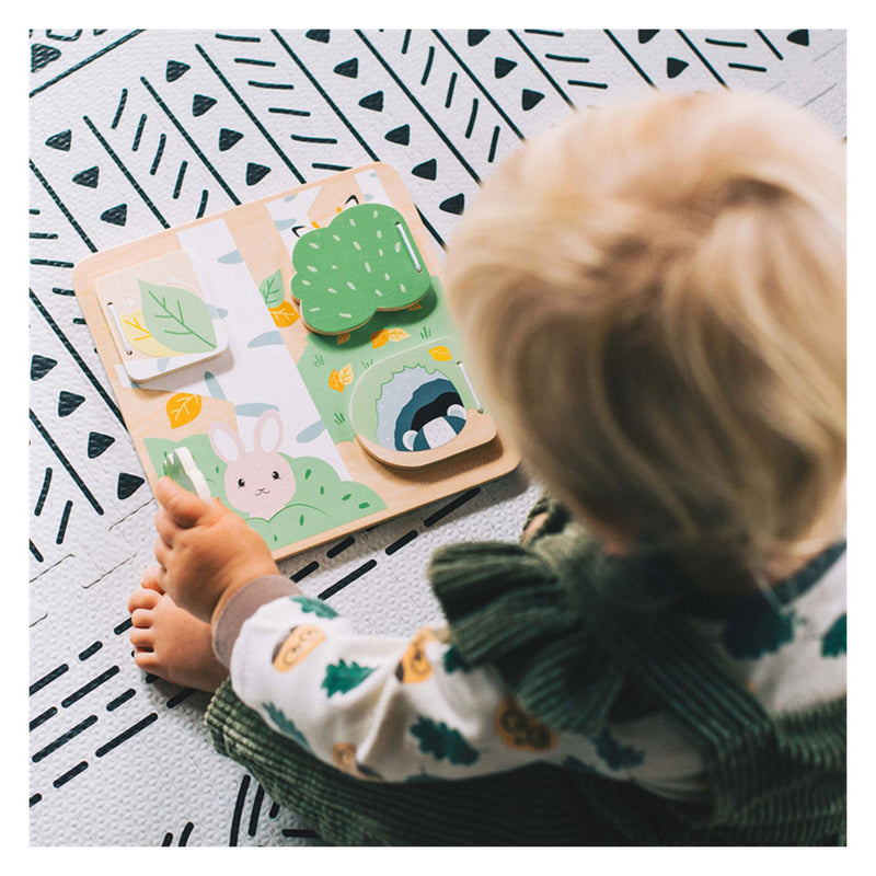 Load image into Gallery viewer, Bigjigs Woodland Houten Verstop en Zoek Puzzel