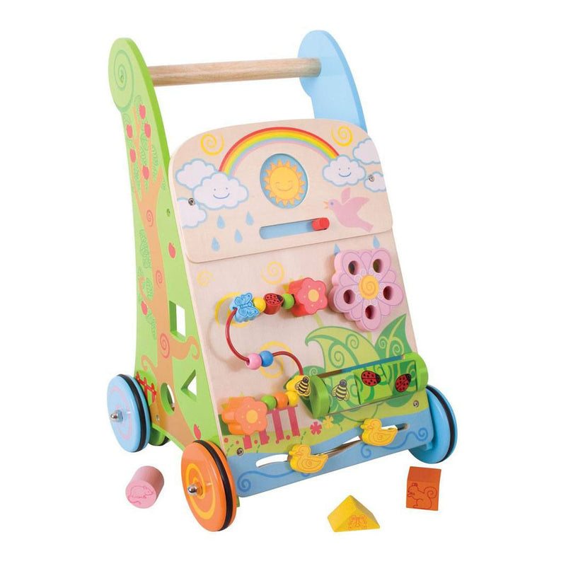Load image into Gallery viewer, Bigjigs flower activity loopwagen