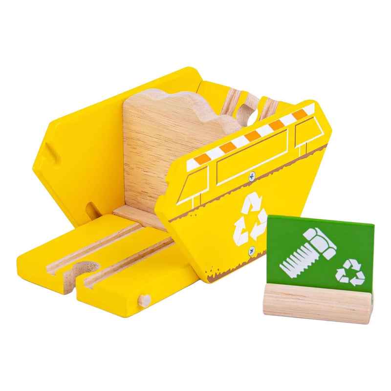 Load image into Gallery viewer, Bigjigs houten recycle bak