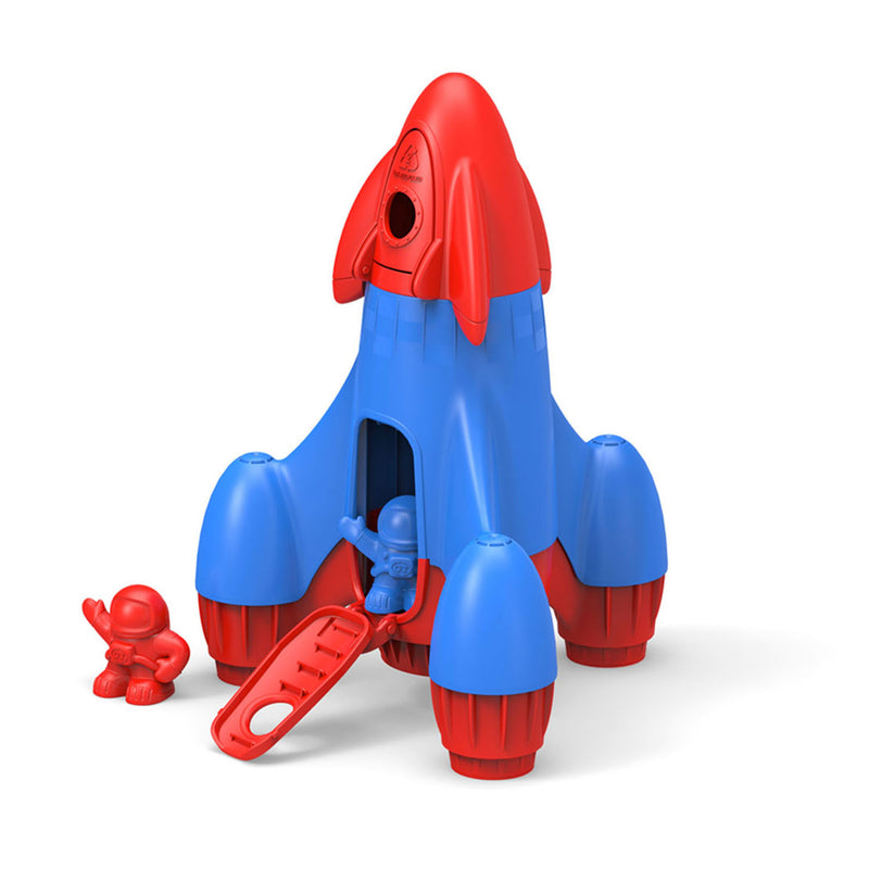 Load image into Gallery viewer, Green toys raket met astronauten