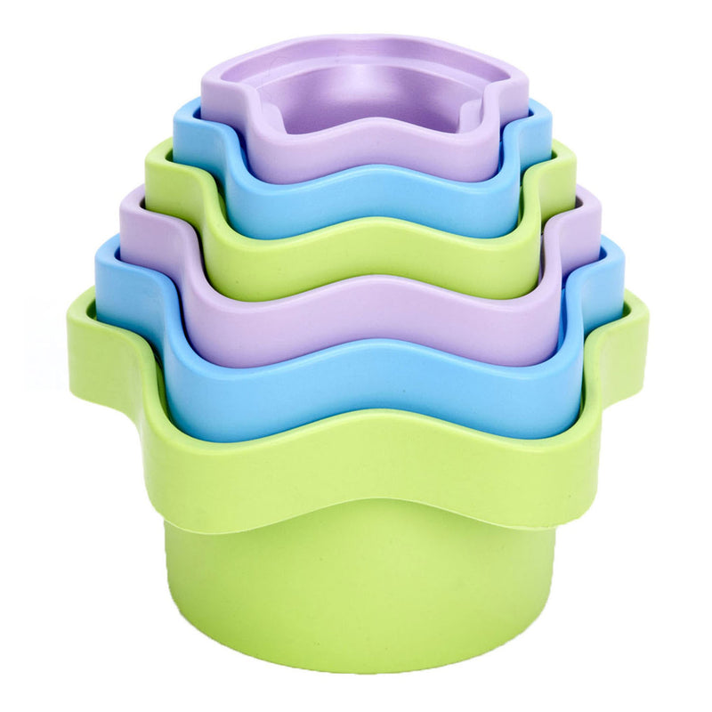 Load image into Gallery viewer, Green toys stapelaar bekers - sterretjes