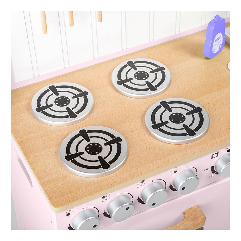 Load image into Gallery viewer, Tidlo houten speelkeuken landelijk roze, 7dlg.