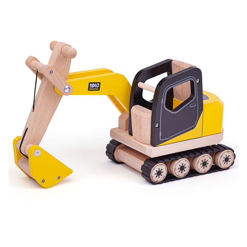 Load image into Gallery viewer, Tidlo houten graafmachine