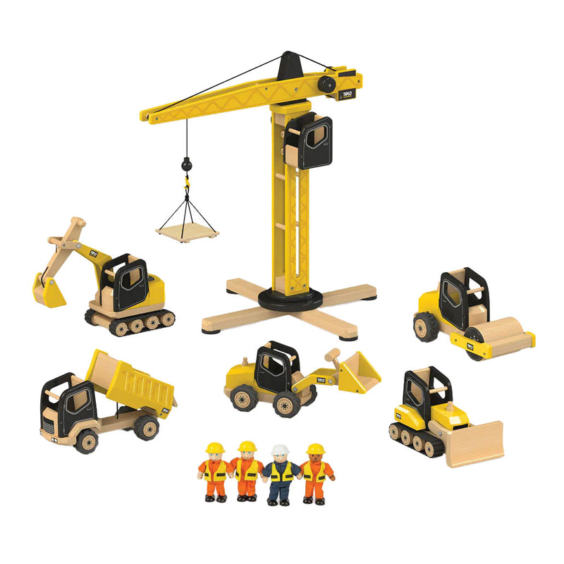 Load image into Gallery viewer, Tidlo houten graafmachine