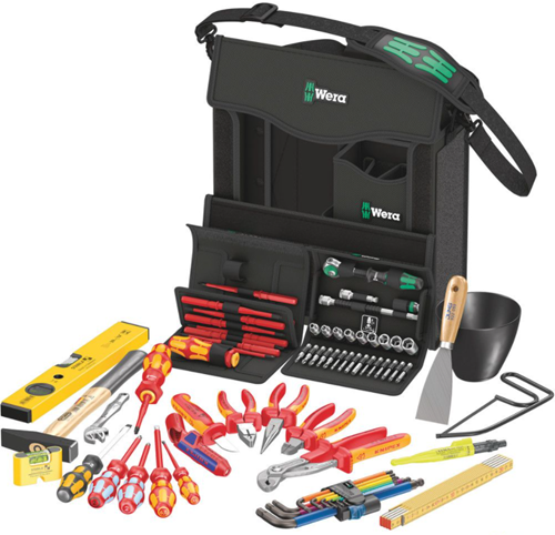 Load image into Gallery viewer, Wera 2go e 1 gereedschapsset voor elektrotechnici | 73-delig - 05134025001