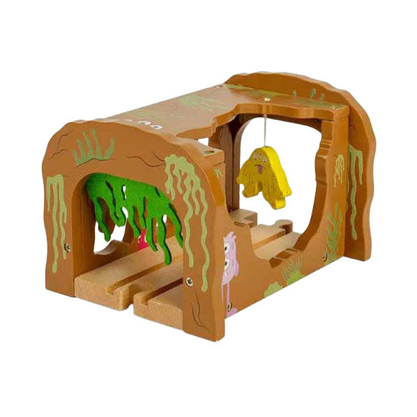 Load image into Gallery viewer, Bigjigs houten monster-tunnel