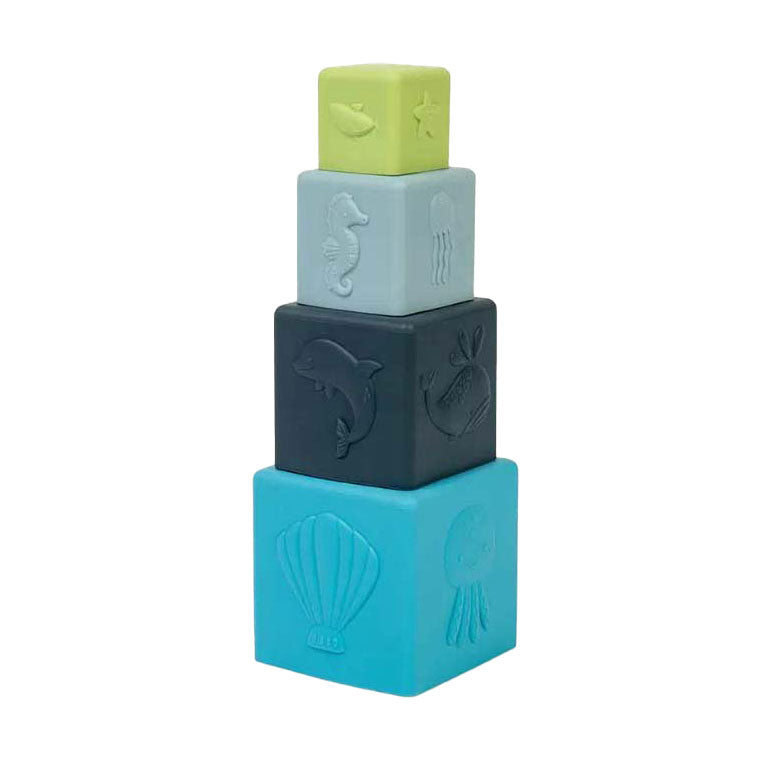 Load image into Gallery viewer, Bigjigs stapelblokken, 4st.