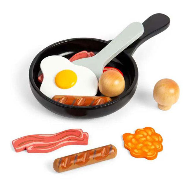 Load image into Gallery viewer, Bigjigs houten ontbijtset, 11dlg.